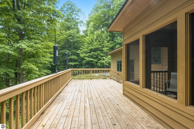 6352 S Westwood Pkwy, Suttons Bay, MI 49682 - view of deck