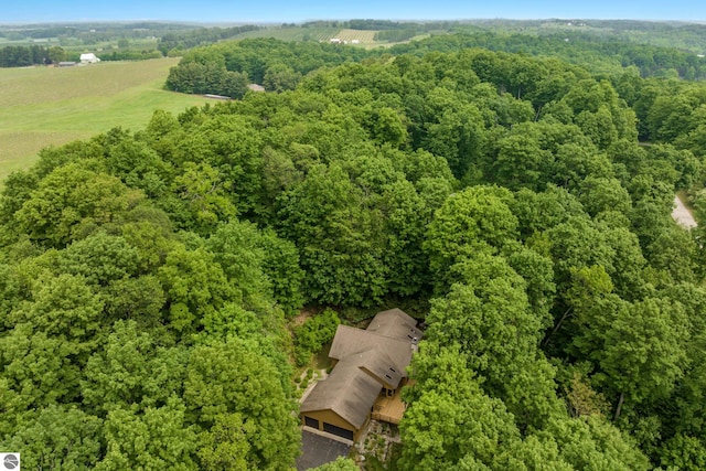 6352 S Westwood Pkwy, Suttons Bay, MI 49682 - aerial view of a forest