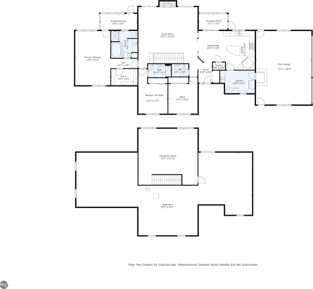 6352 S Westwood Pkwy, Suttons Bay, MI 49682 - view of property floor plan