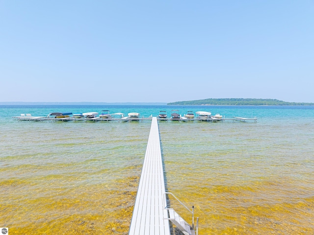 1259 Lin Dale Dr, Traverse City, MI 49686 - dock with a water view