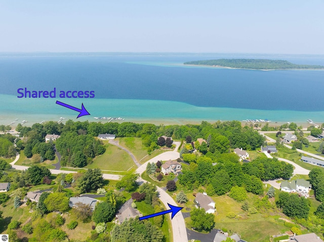 1259 Lin Dale Dr, Traverse City, MI 49686 - view of property location with a nearby body of water