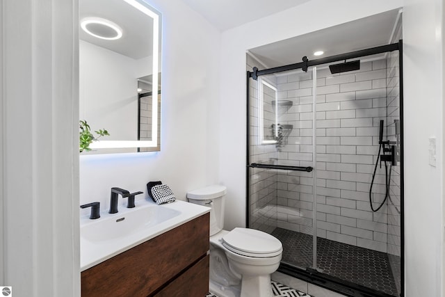 1259 Lin Dale Dr, Traverse City, MI 49686 - bathroom with a shower stall and vanity