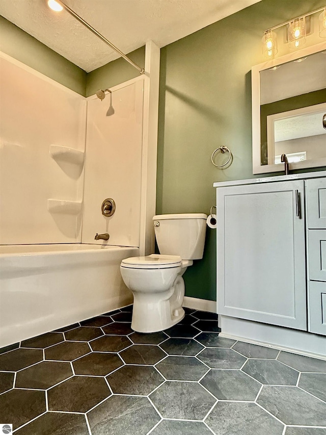 7160 Cherry Ave, Kewadin, MI 49648 - bathroom featuring bathtub / shower combination and vanity