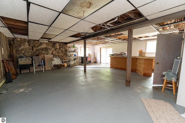 10200 S Lake Station Ave, Lake, MI 48632 - below grade area with healthy amount of natural light