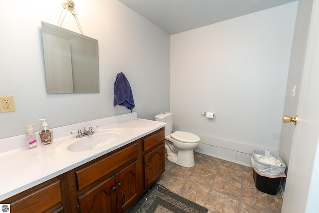 10200 S Lake Station Ave, Lake, MI 48632 - bathroom with vanity and stone finish floors