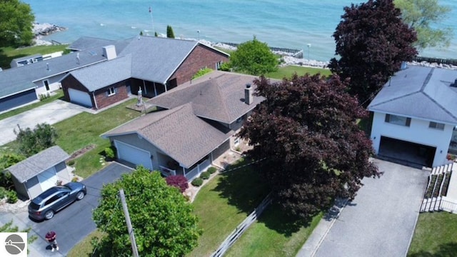 589 Pine Ln, East Tawas, MI 48730 - view of subject property featuring a large body of water