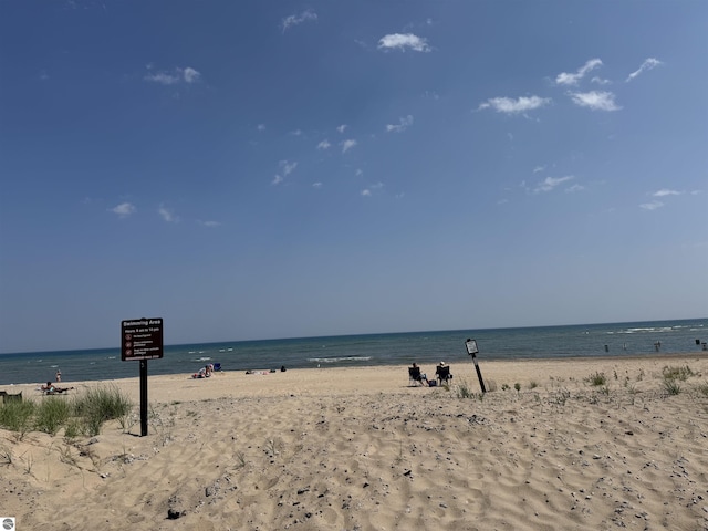 589 Pine Ln, East Tawas, MI 48730 - water view featuring nearby beach