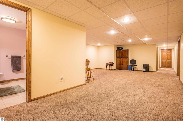6375 S Isabella Rd, Shepherd, MI 48883 - finished below grade area with carpet floors