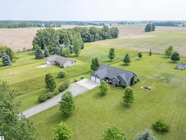 6375 S Isabella Rd, Shepherd, MI 48883 - overview of rural landscape with farmland