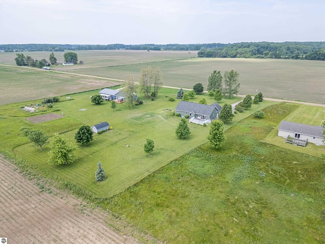 6375 S Isabella Rd, Shepherd, MI 48883 - aerial view of sparsely populated area featuring extensive farmland
