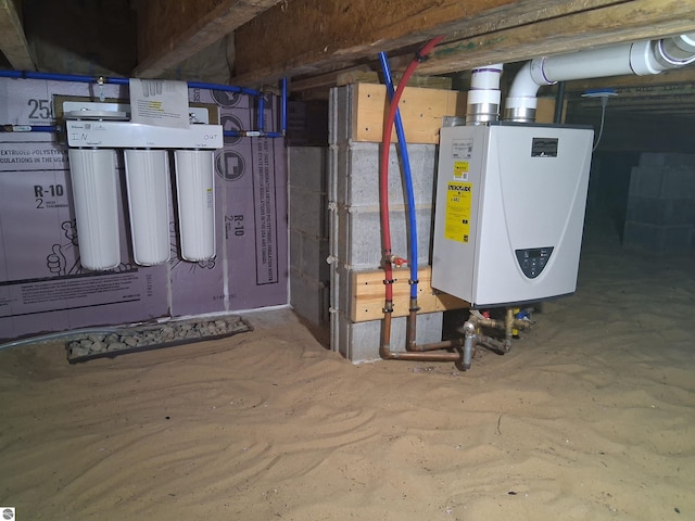 1379 Kunze Rd, East Tawas, MI 48730 - utilities with water heater