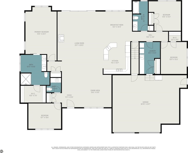 1379 Kunze Rd, East Tawas, MI 48730 - view of property floor plan
