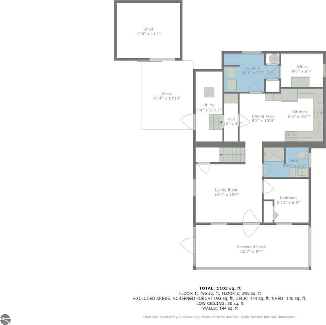 16933 3rd St, Copemish, MI 49625 - view of room layout