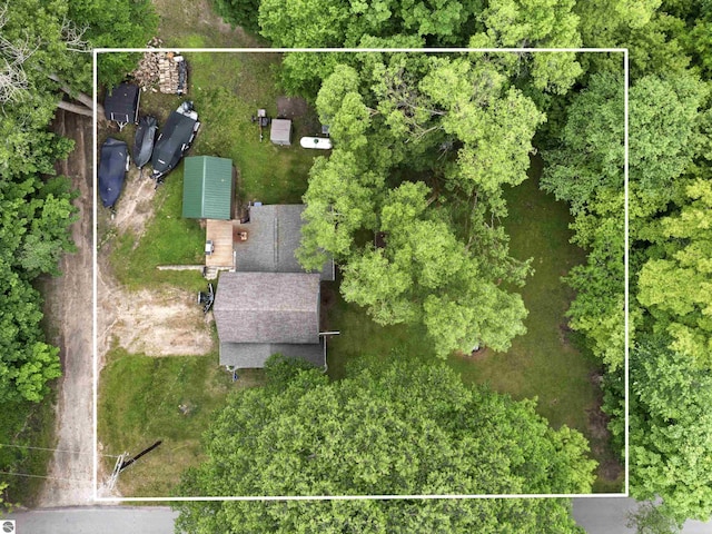 16933 3rd St, Copemish, MI 49625 - view of property location featuring property boundaries highlighted