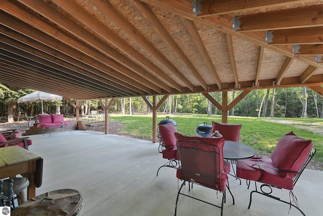 405 E Shetland Trl, Cedar, MI 49621 - view of patio with outdoor dining space