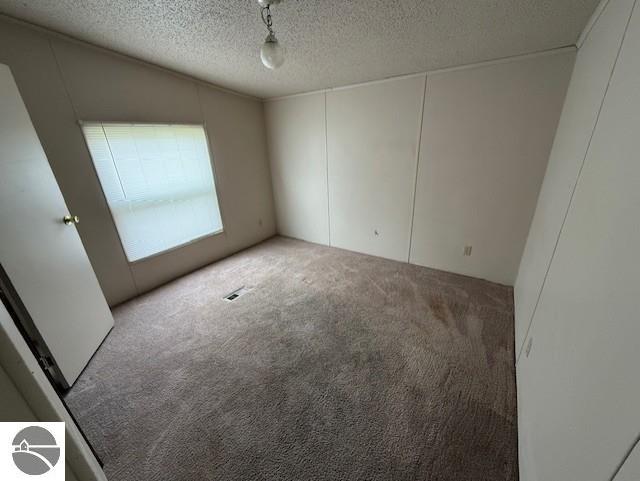 7372 Clans St, Alma, MI 48801 - carpeted spare room featuring a decorative wall and a textured ceiling