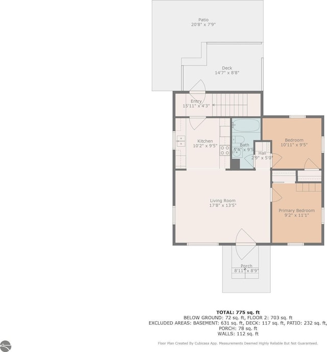 821 Indian Trail Blvd, Traverse City, MI 49686 - view of floor plan / room layout