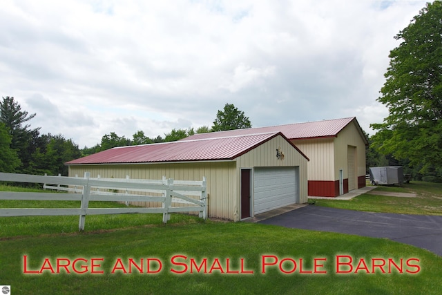 8124 Crisp Rd, Williamsburg, MI 49690 - view of detached garage