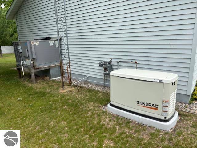 2615 Antelope Trl, West Branch, MI 48661 - exterior view of a power unit and gas meter