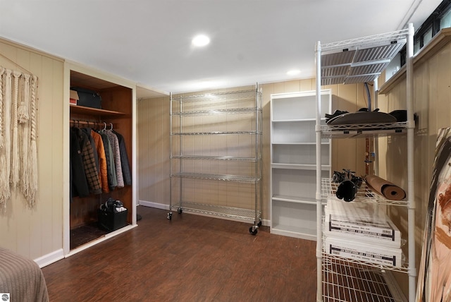 701 Sixth St, Traverse City, MI 49684 - walk in closet with wood finished floors