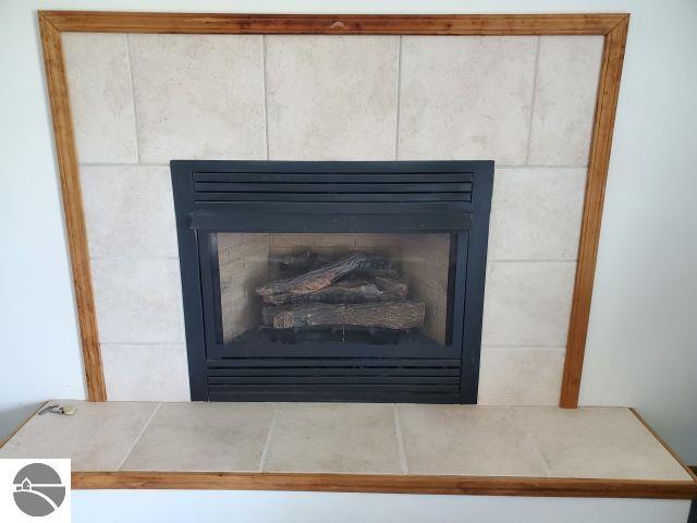 5736 Greenwood Rd, Gladwin, MI 48624 - detailed view of a fireplace