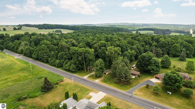 10090 E 48th Rd, Cadillac, MI 49601 - drone / aerial view of a heavily wooded area