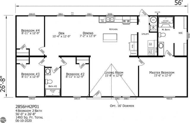 11399 Union St, Fife Lake, MI 49633 - view of property floor plan