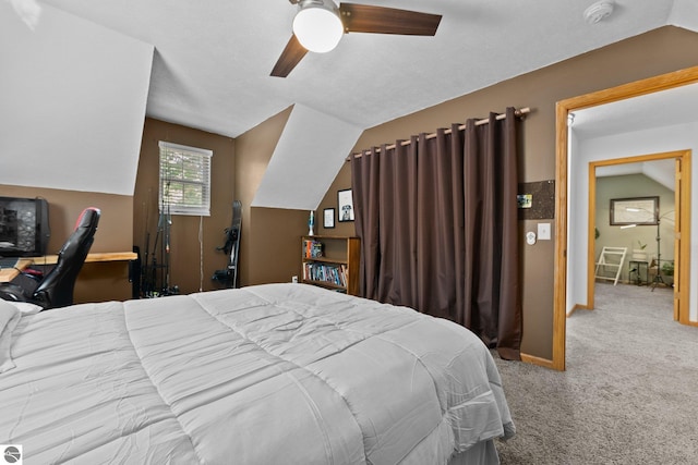2491 Holland Cir, Traverse City, MI 49685 - carpeted bedroom with ceiling fan and baseboards
