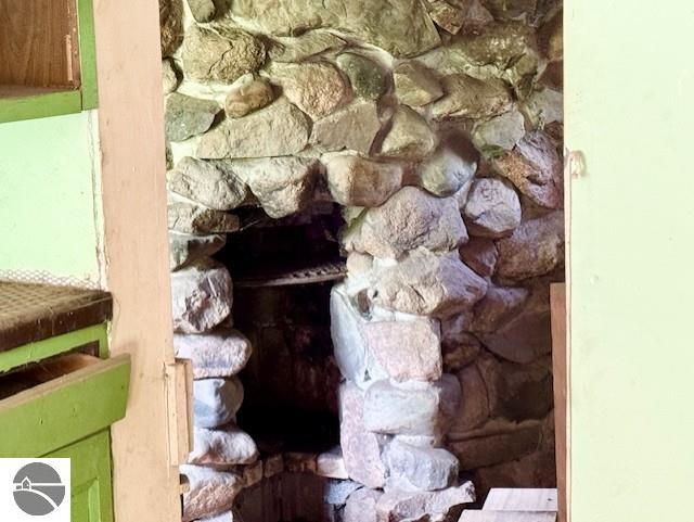 4629 Filter Rd, Harrison, MI 48625 - detailed view of stone siding