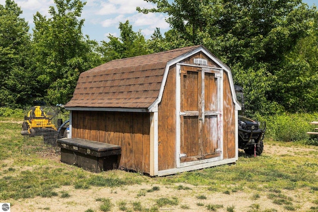 6330 Lund Rd SW, Fife Lake, MI 49633 - view of shed