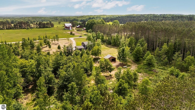 6330 Lund Rd SW, Fife Lake, MI 49633 - drone / aerial view of a forest