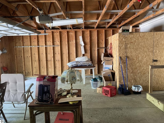 653 S Morrison Rd, West Branch, MI 48661 - garage with a garage door opener