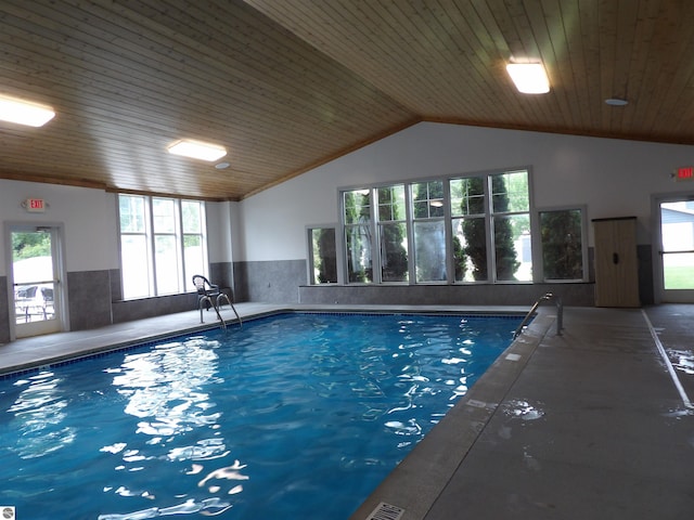 1246 Sunnyside Dr Unit 203, 4 & 8, Cadillac, MI 49601 - view of indoor pool