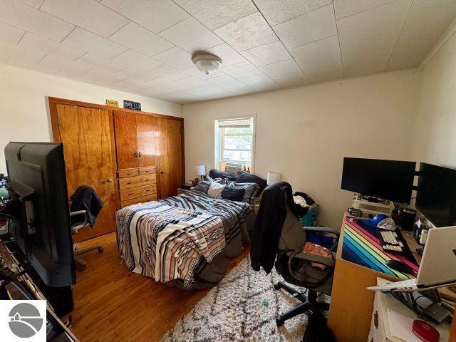 180 S Benzie Blvd, Beulah, MI 49617 - bedroom featuring wood finished floors