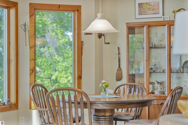 6387 W Maple St, Lake City, MI 49651 - dining area featuring healthy amount of natural light
