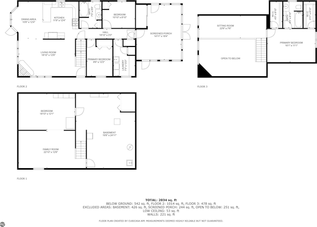 6387 W Maple St, Lake City, MI 49651 - view of home floor plan
