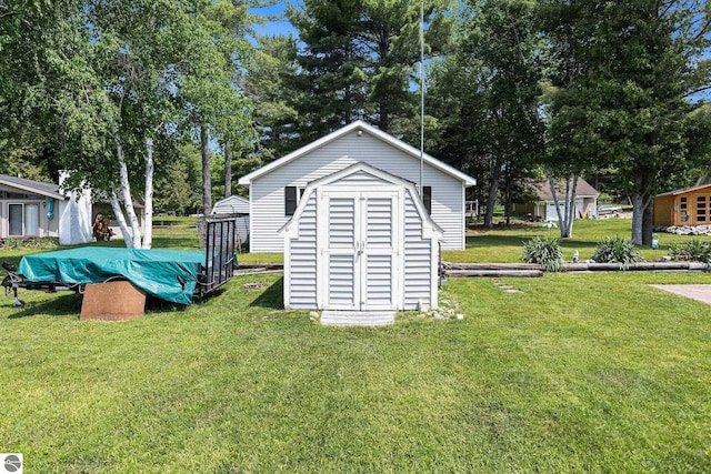 8781 Clam Lake Rd, Bellaire, MI 49615 - view of shed