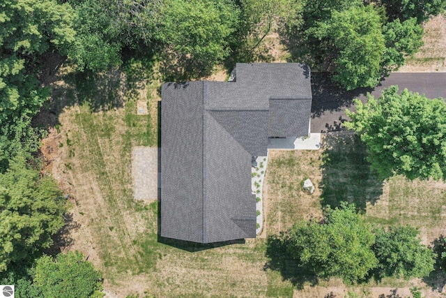 6483 Jeffrey Pl, Grawn, MI 49637 - aerial view of property and surrounding area