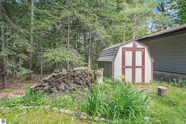 10085 Harmony Dr, Interlochen, MI 49643 - view of shed