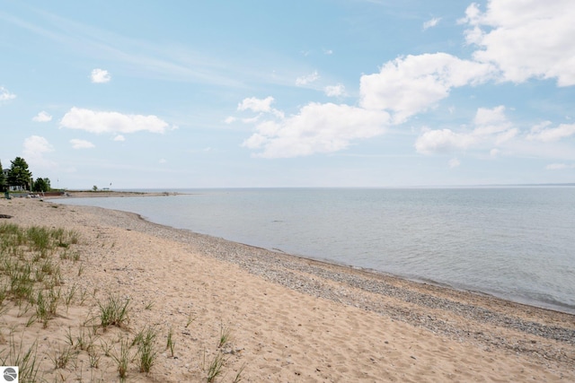 15910 E Cherry Park Dr, Northport, MI 49670 - water view with local beach