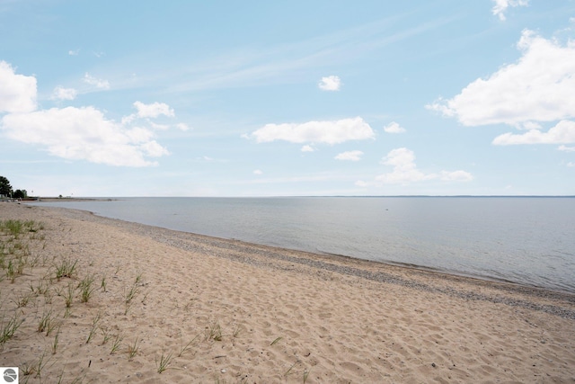 15910 E Cherry Park Dr, Northport, MI 49670 - water view with local beach