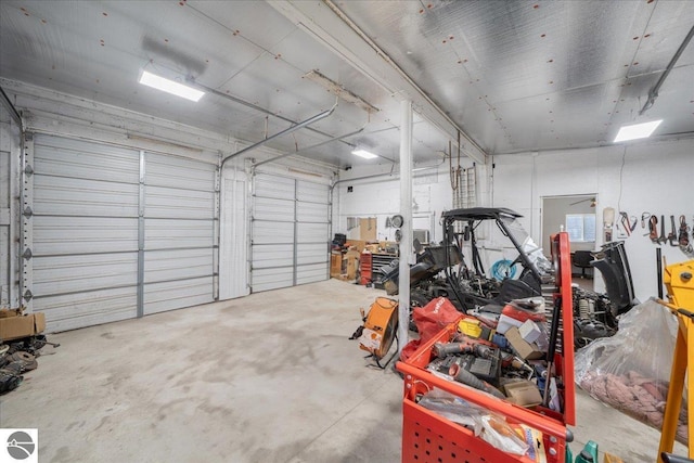 100 S Bullock St, Whittemore, MI 48770 - view of garage