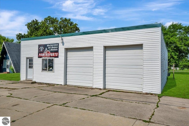 100 S Bullock St, Whittemore, MI 48770 - view of detached garage