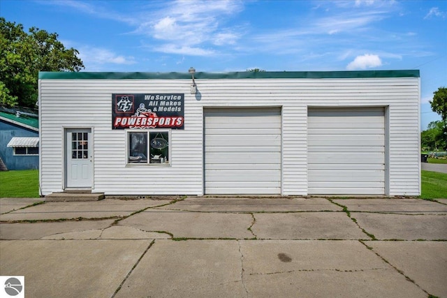 100 S Bullock St, Whittemore, MI 48770 - view of garage