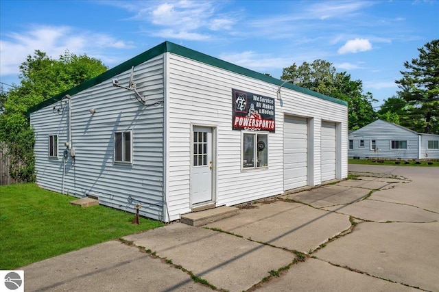 100 S Bullock St, Whittemore, MI 48770 - view of garage