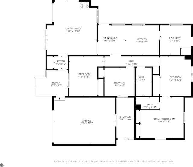 611 Sunset Ln, Cadillac, MI 49601 - view of home floor plan