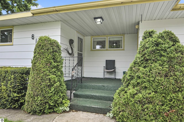611 Sunset Ln, Cadillac, MI 49601 - view of exterior entry