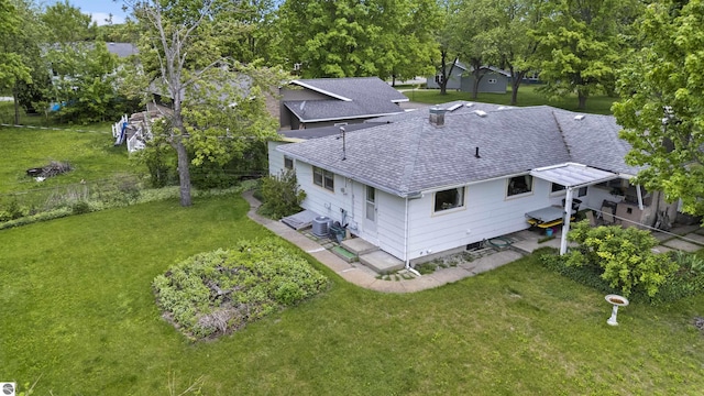 611 Sunset Ln, Cadillac, MI 49601 - aerial view of property and surrounding area