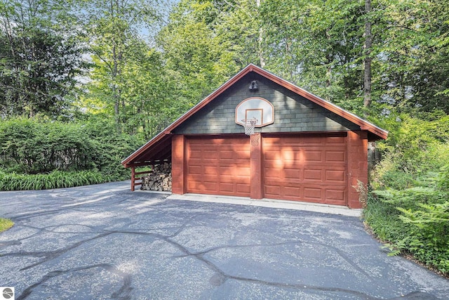 7822 W Welch Rd, Empire, MI 49630 - view of detached garage