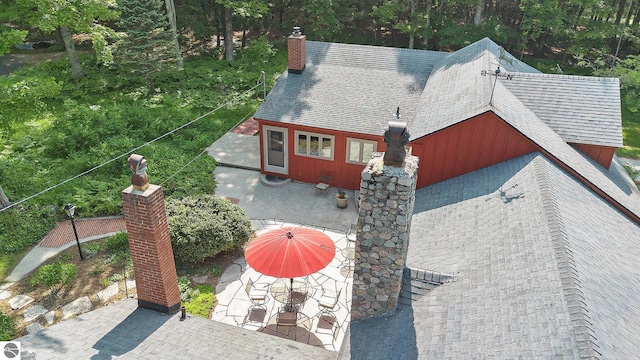 7822 W Welch Rd, Empire, MI 49630 - view from above of property